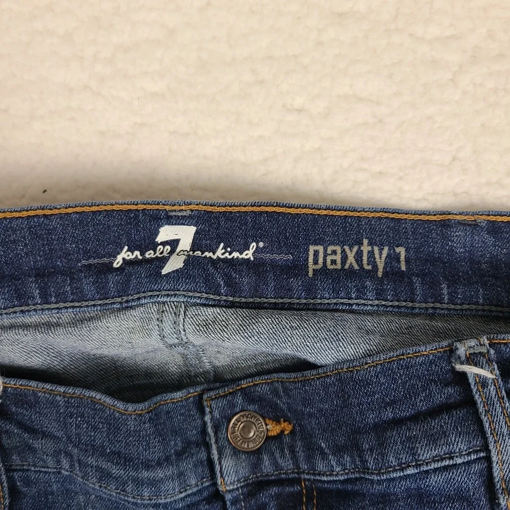7 For all Mankind Jeans Mens‎ 40x34 Blue Paxtyn Skinny Dark Wash Denim